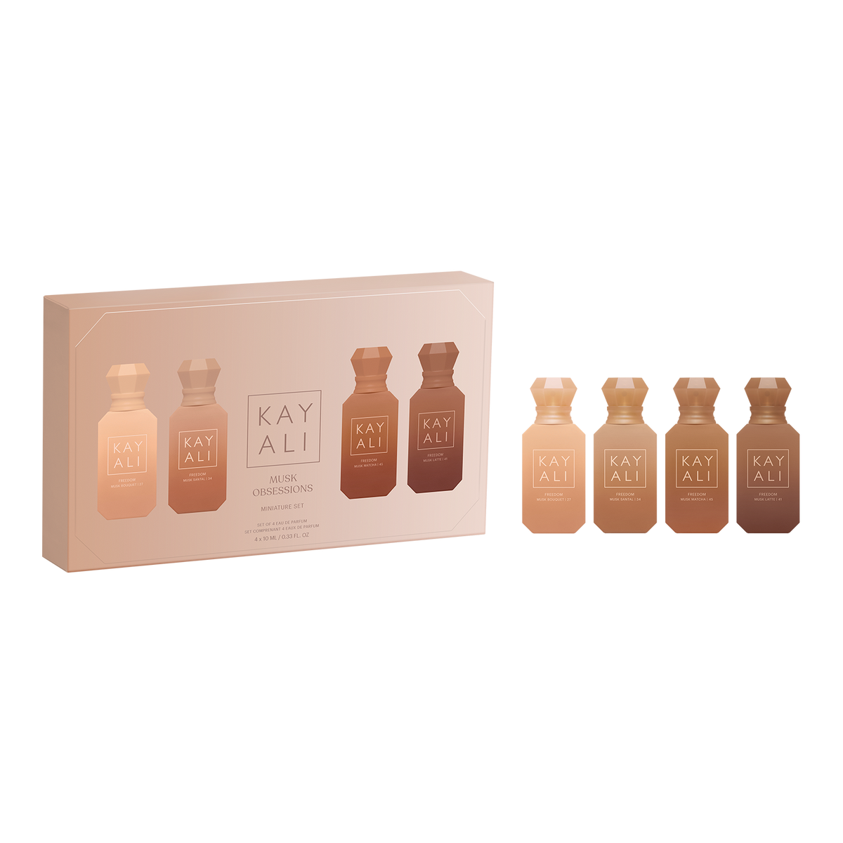 KAYALI Musk Obsessions Miniature Set - 4x10ml Perfumes