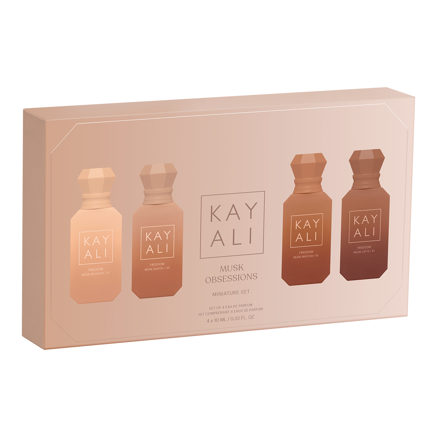 KAYALI Freedom Musk Obsessions Miniature Set - 4x10ml Perfumes KAYALI Freedom Musk Obsessions Miniature Set - 4x10ml Perfumes