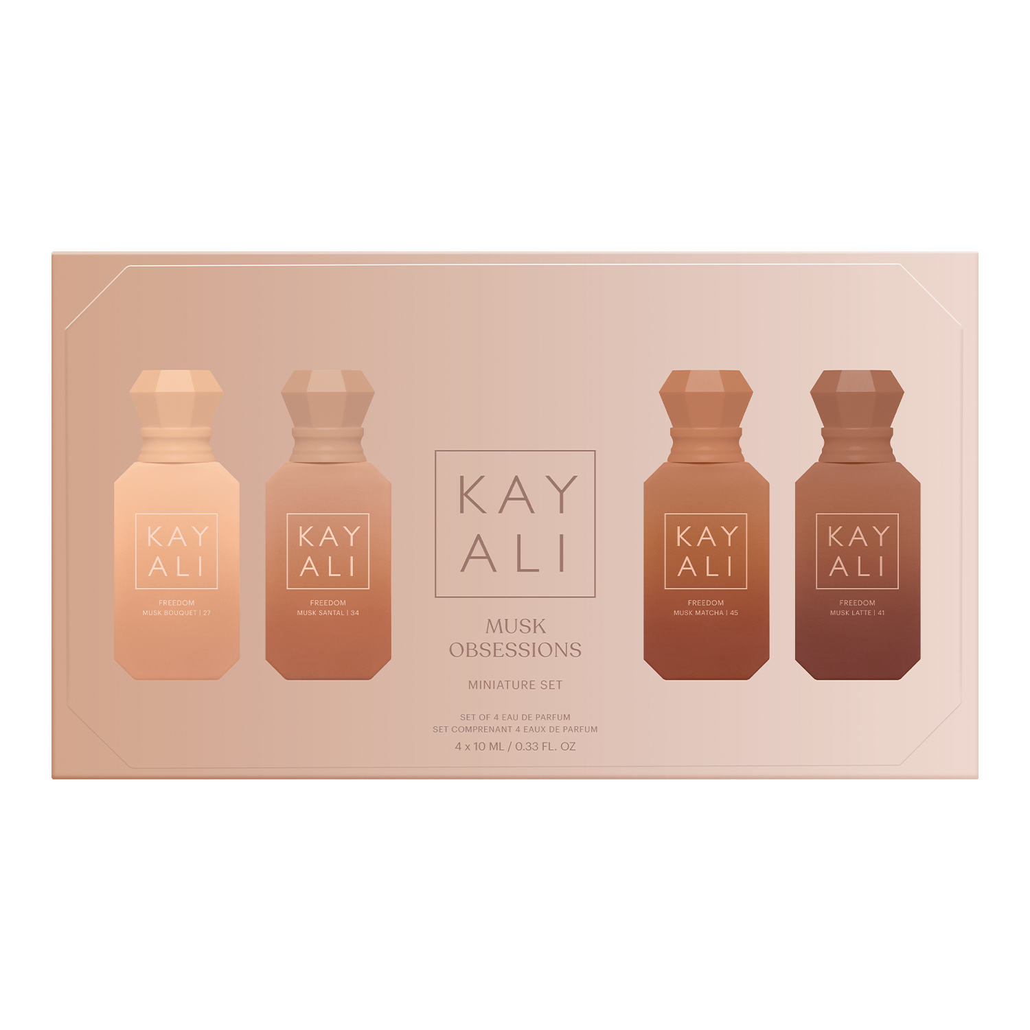 KAYALI Freedom Musk Obsessions Miniature Set - 4x10ml Perfumes