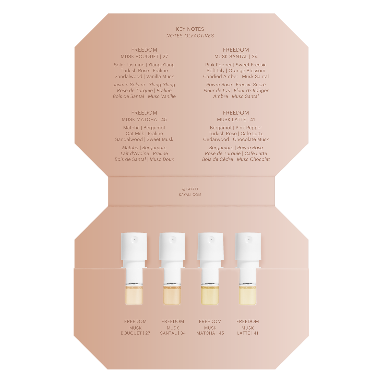 KAYALI Freedom Discovery Set - 4x1.5ml Layering Perfumes KAYALI Freedom Discovery Set - 4x1.5ml Layering Perfumes