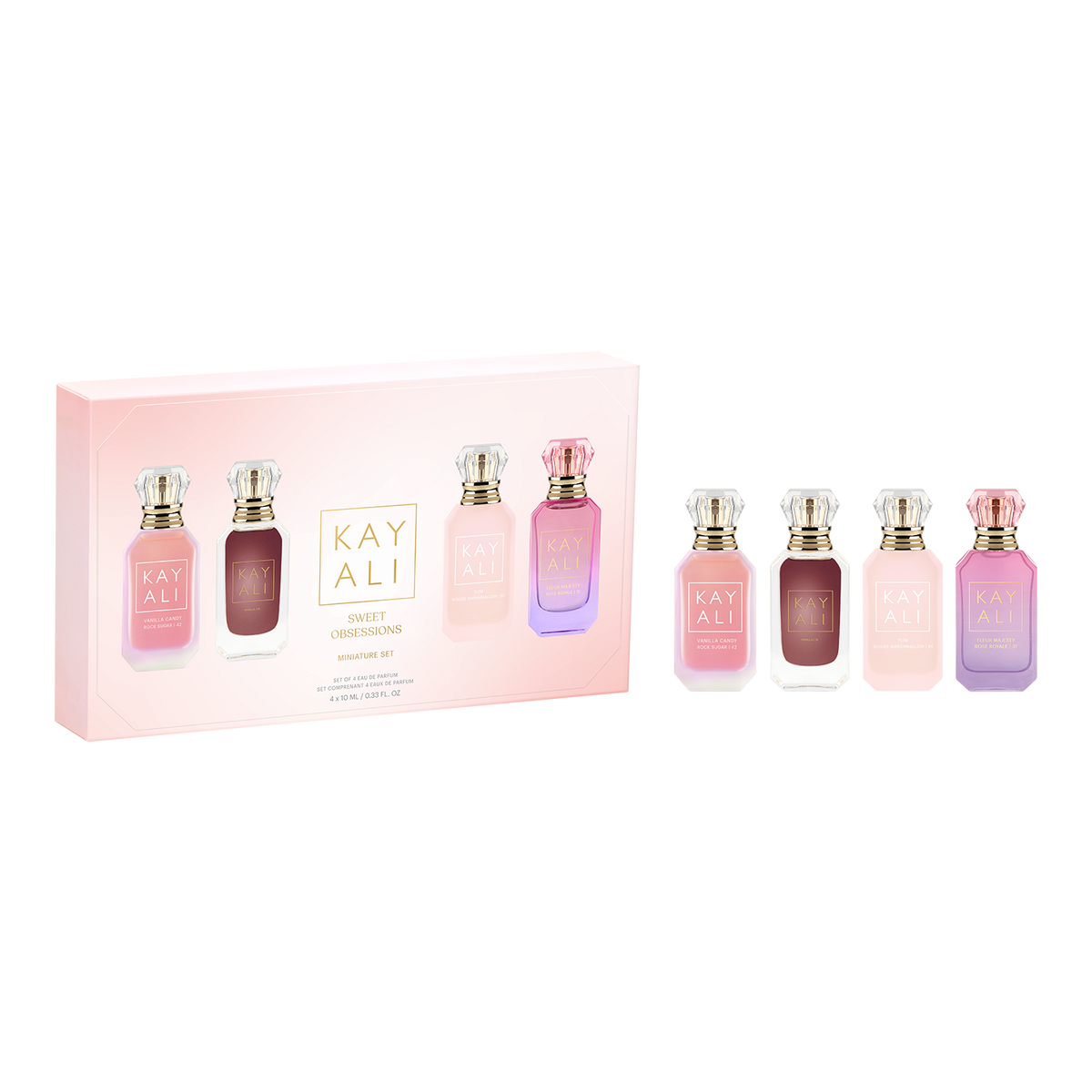 KAYALI Sweet Obsessions Miniature Set | 4x10ml Travel Set
