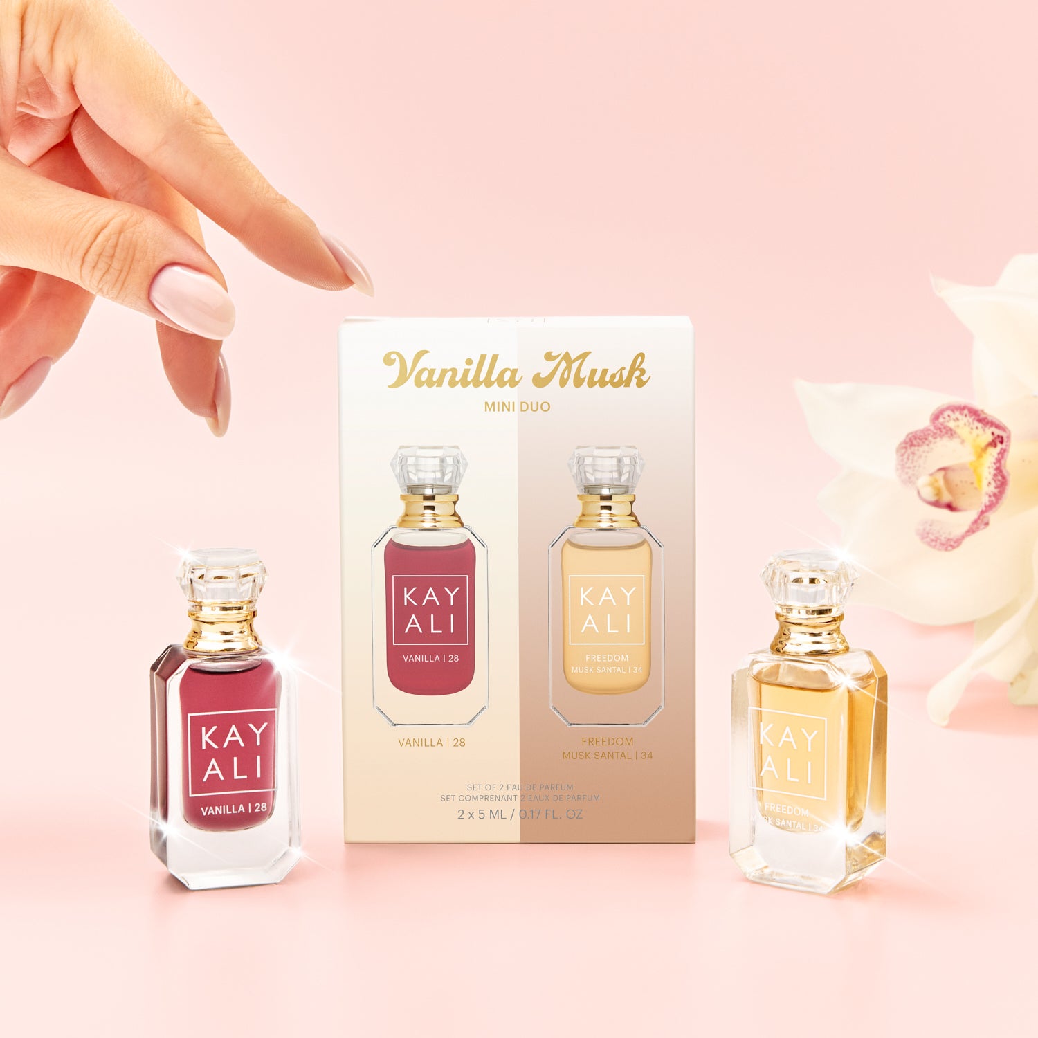 KAYALI Vanilla Musk Mini Duo (2x5ml) | Travel Perfume Set