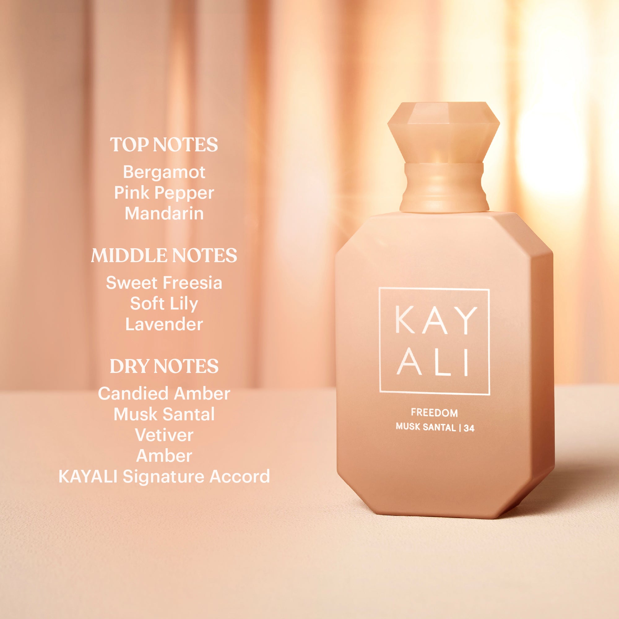 KAYALI Freedom Musk Santal | 34 - Warm & Velvety Perfume