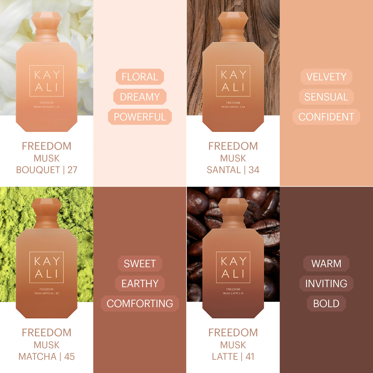 KAYALI Freedom Musk Santal | 34 - Warm & Velvety Perfume
