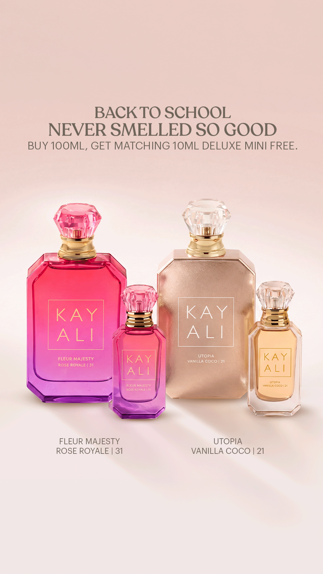 Vacay In A Bottle Perfume Collection | KAYALI