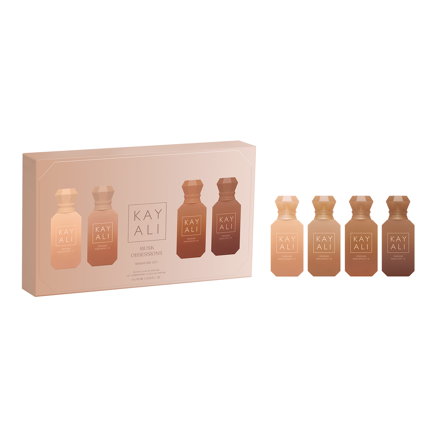 KAYALI Freedom Musk Obsessions Miniature Set - 4x10ml Perfumes