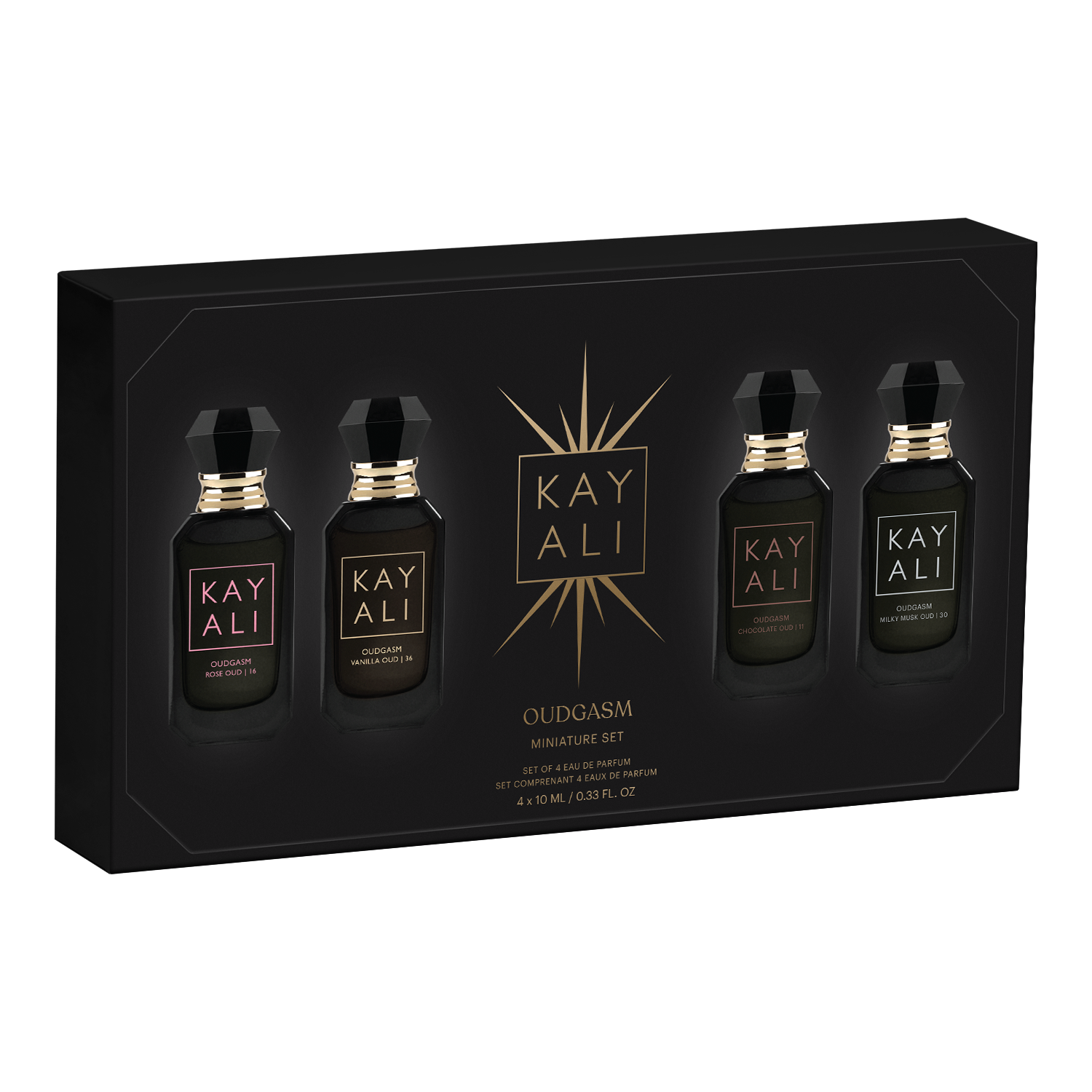 KAYALI Oudgasm Miniature Set | 4x10ml Oud Perfume Set
