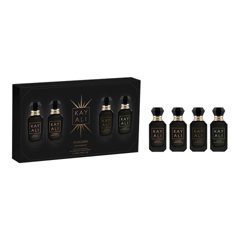 KAYALI OUDGASM ミニ香水セット 4本入り KAYALI Oudgasm Miniature Set | 4x10ml Oud Perfume Set