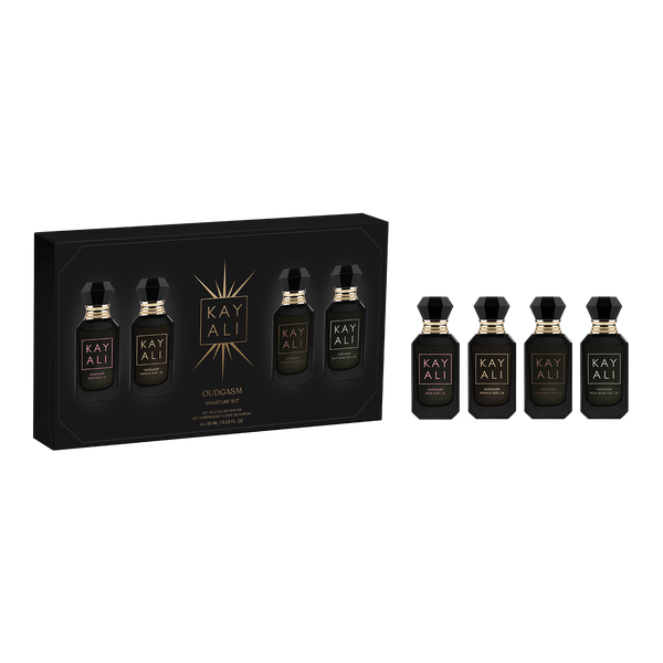 KAYALI OUDGASM ミニ香水セット 4本入り KAYALI Oudgasm Miniature Set | 4x10ml Oud Perfume Set