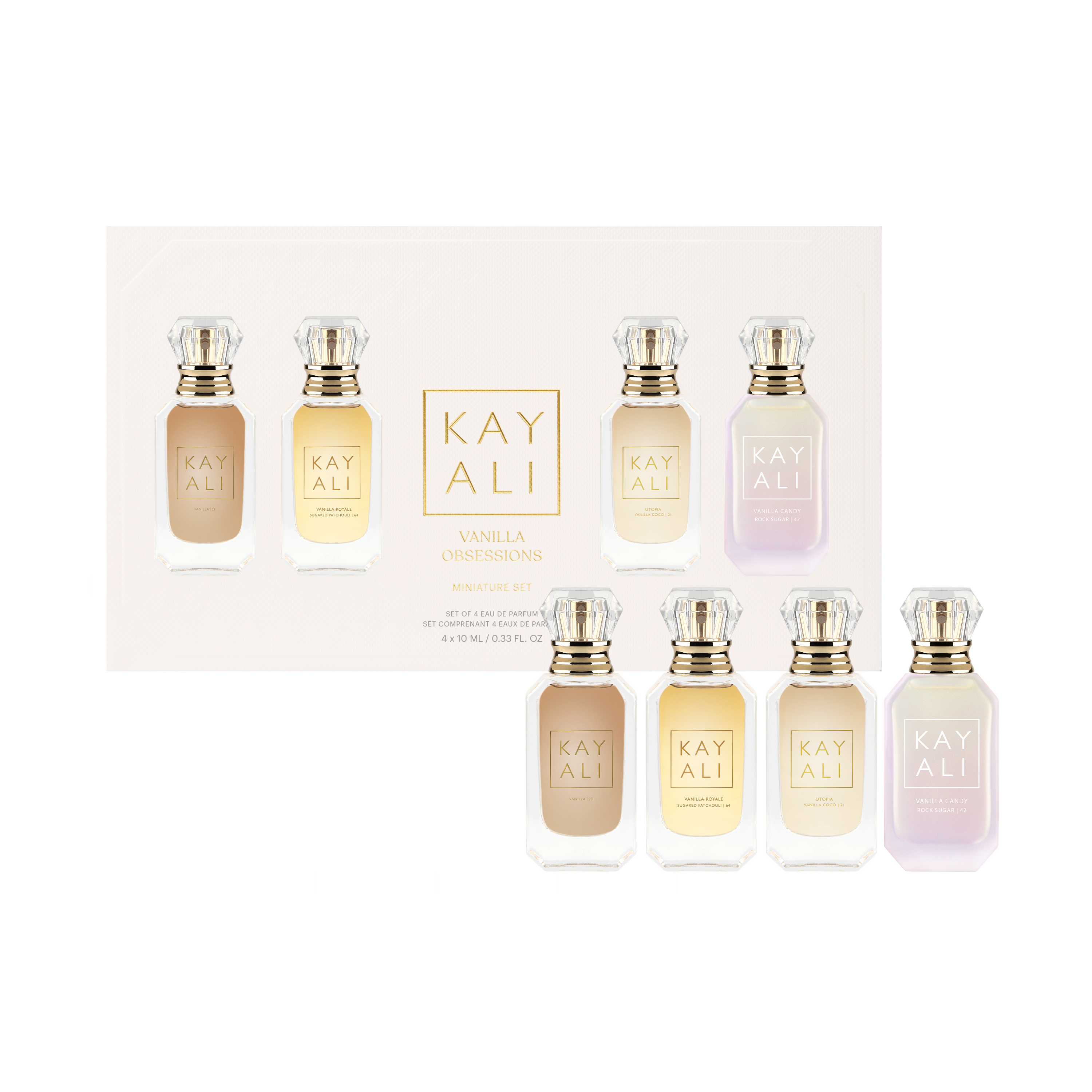 KAYALI Vanilla Miniature Set (4x10ml) | Travel Perfume