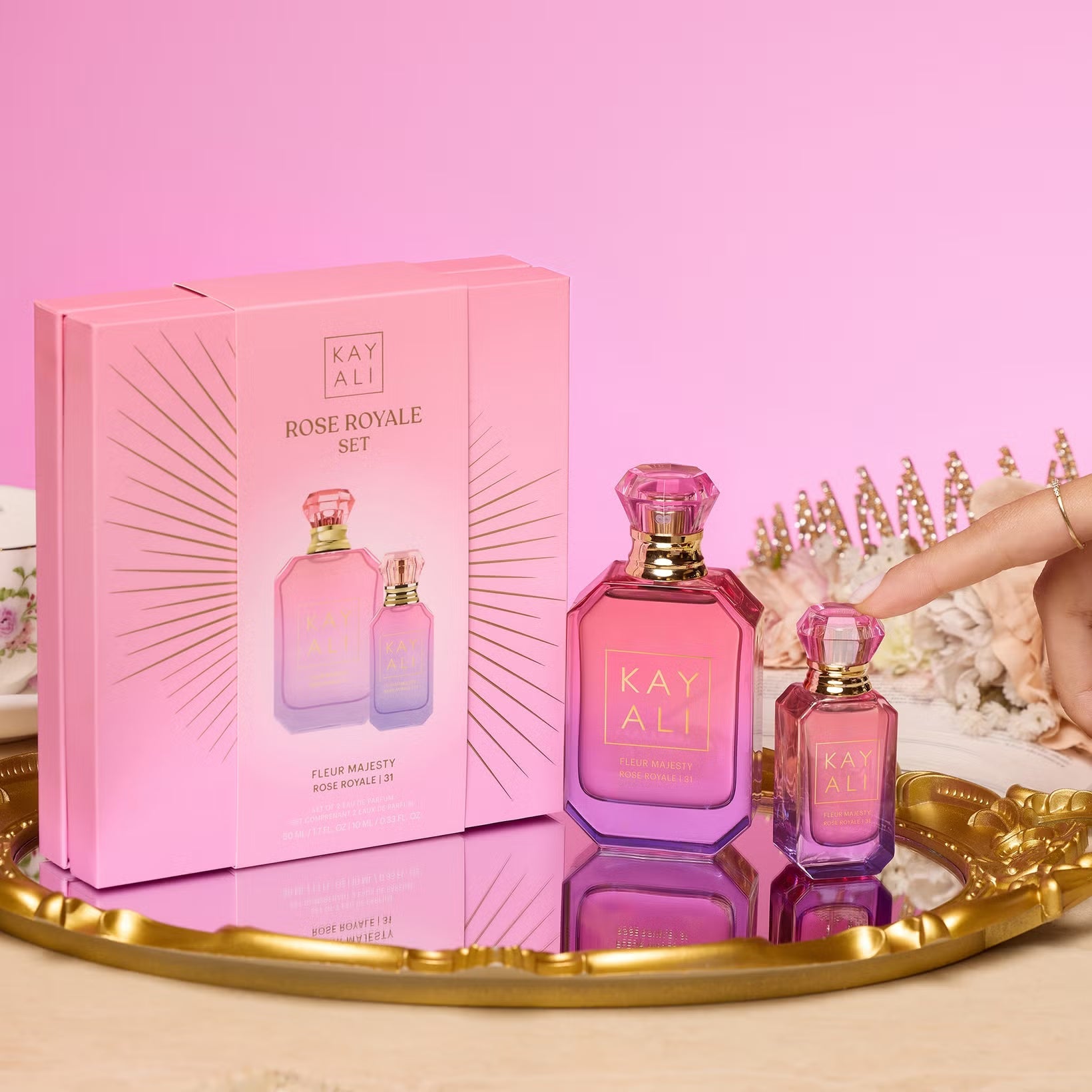 KAYALI Fleur Majesty Duo (50ml + 10ml) | Perfume Set